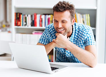 Gentleman on Laptop Gentleman on Laptop